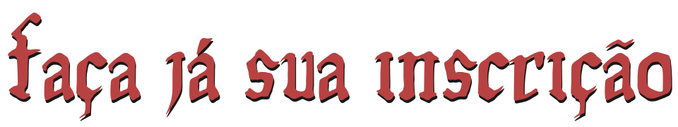 FAÇA JÁ SUA INSCRIÇÃO